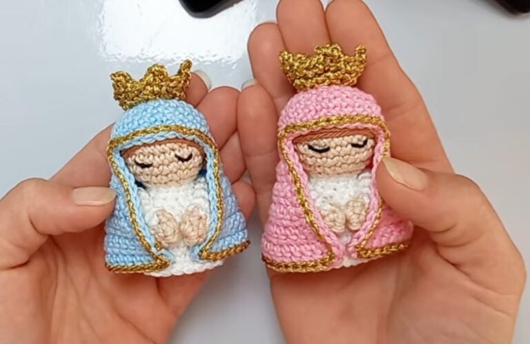 How to Crochet a Beautiful Amigurumi Our Lady (Free Pattern) Beautiful Amigurumi Our Lady Free Pattern