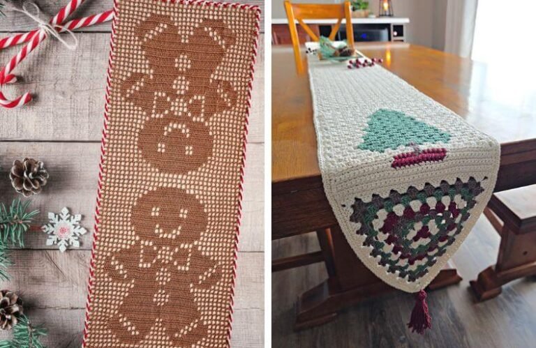 Beautiful Crochet Christmas Table Runner Patterns