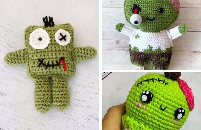 20 Crochet Zombie Patterns for Halloween: Creepy, Cute & Easy Makes! Crochet Zombie Patterns for Halloween