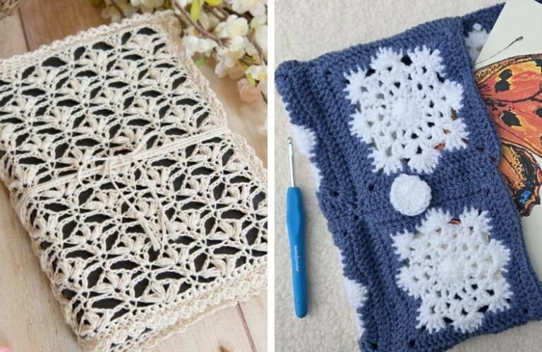 Stylish Crochet Book Cover Patterns