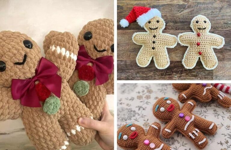 18 Sweet Crochet Gingerbread Man Patterns Sweet Crochet Gingerbread Man Patterns