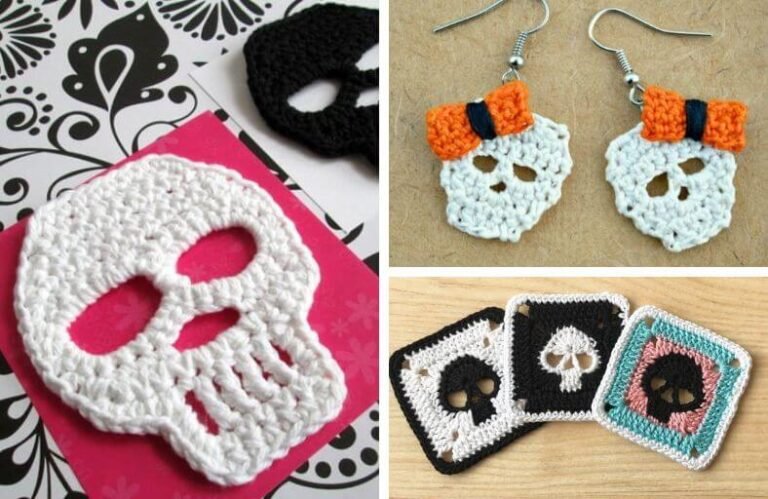 13 Spooktacular Halloween Skull Crochet Patterns: Free & Easy Ideas for Crafters spooktacular Halloween Skull Crochet Patterns