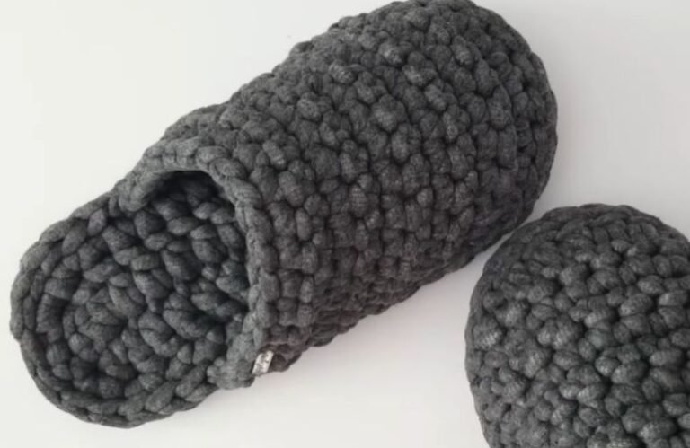 Crochet Cozy Thick Sole Slippers Free Pattern