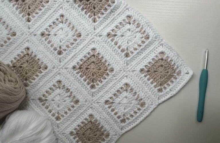 Crochet Granny Square Baby Blanket Free Pattern