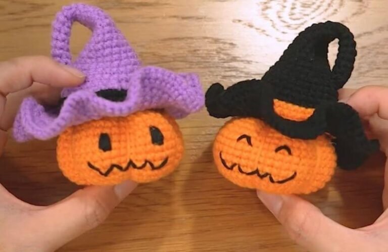 Crochet Halloween Witch Hat Free Pattern