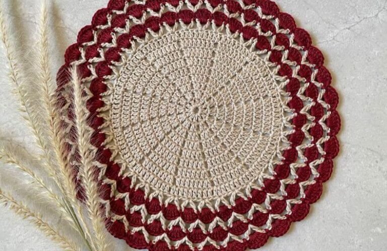 Crochet Round Doilies Free Beginner Pattern