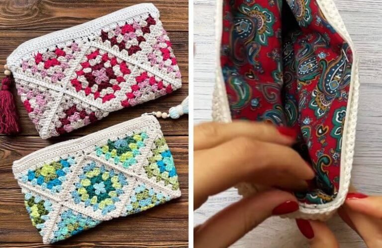 Crochet a Granny Square Purse Free Pattern