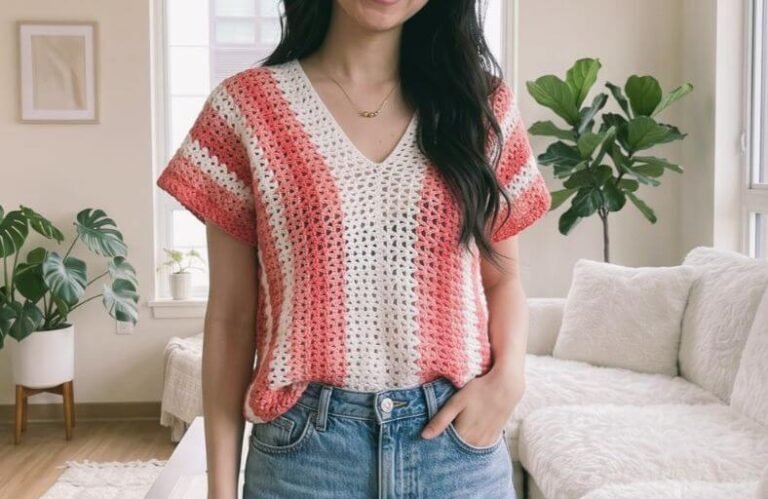 How to Crochet an Easy Summer Crochet Blouse (Free Pattern) Crochet an Easy Summer Crochet Blouse Free Pattern