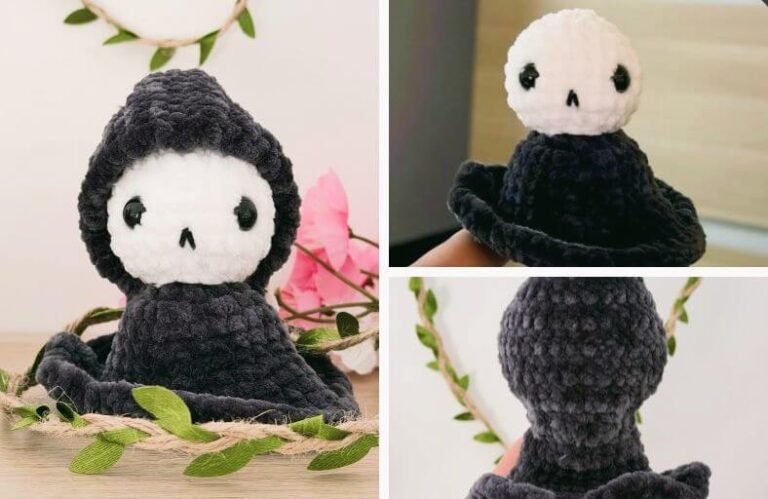 Cute Free Crochet Mini Reaper Amigurumi Pattern