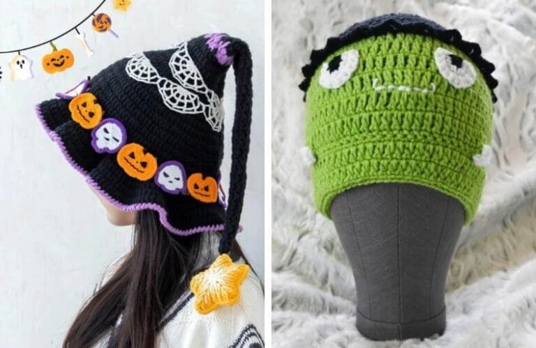 Spooky Cute Crochet Halloween Hat Patterns